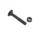 Motortartó kapupánt csavar, horganyzott középső, M8X45, horganyzott, DIN603, Simson S50, S51, S53