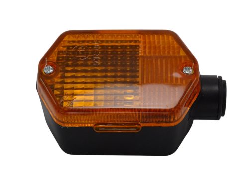 Irányjelző, hatszögletű, narancssárga búrával, Simson S53, SR50, MZ ETZ 251