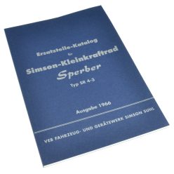   Alkatrészkatalógus, kiadás éve 1966, Simson, SR4-3 Sperber