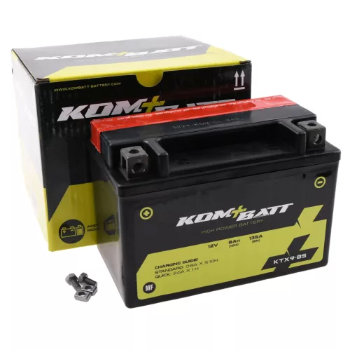 Akkumulátor, KOMBATT KTX9-BS / CBTX9-BS / YTX9-BS / ETX9-BS (150X87X105), 12V 8Ah