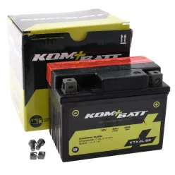   Akkumulátor, KOMBATT KTX4L-BS / CBTX4L-BS / YTX4L-BS / ETX4L-BS (113X70X85), 12V 3Ah AGM