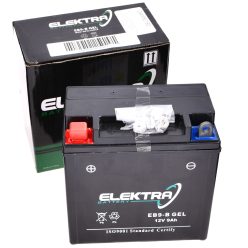   Akkumulátor, ELEKTRA, EB9-B / YB9-B / CB9-B, (135X75X138), 12V, 9AH, gél kész