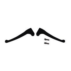   Műanyag fékkar és kuplungkar, fekete párban, gyári formájú (régebbi forma), rögzítőcsapokkal, Simson S50