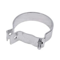   Hátsó kipufogó tartóbilincs Ø80 mm, krómozott – MZ RT125, ES125, TS125, IWL