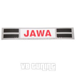 Tankfelirat JAWA 160x27mm Fekete-piros - Babetta 207, 210