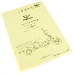   Alkatrészkatalógus, CT/CTE EDITION 1993/2003 Simson Albatros SD50 teherszállító tricikli