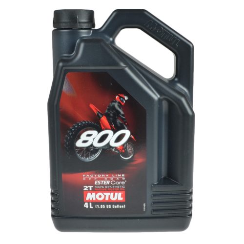 Olaj, MOTUL 800, terep, 4L, 2T, 100% szintetikus, ESTER