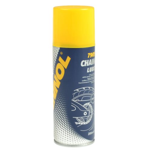 Lánc kenőolaj, MANNOL, spray, 200ML, fehér