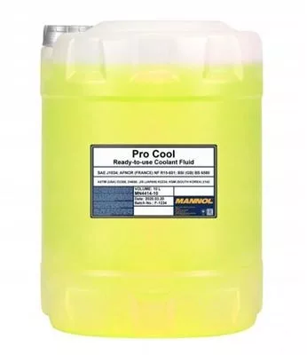 Hűtőfolyadék, MANNOL PRO COOL, -40DG, 10L