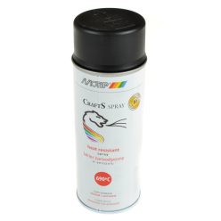 Festék spray, alapozó lakk, hőálló, fekete, 400ML