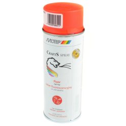   Festék spray, alapozó lakk, univerzális, fluoreszkáló, piros, 400ML