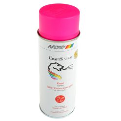   Festék spray, alapozó lakk, univerzális, fluoreszkáló, rózsaszín, 400ML
