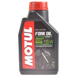   Olaj, MOTUL, villaolaj, EXPERT 15W, 1L, lengéscsillapítóhoz