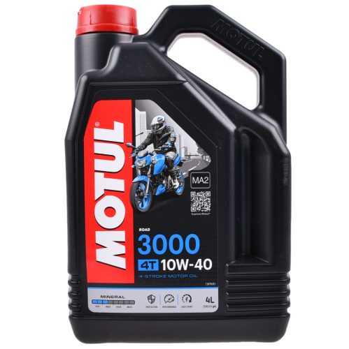 Olaj, MOTUL 3000, ásványi 4T, 10W40, 4L