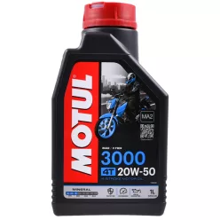Olaj, MOTUL 3000, ásványi 4T, 20W50, 1L