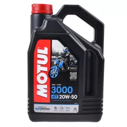 Olaj, MOTUL 3000 MINERAL 4T 20W50, 4L