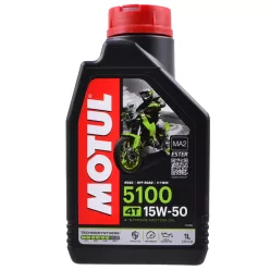 Olaj, MOTUL 5100, ESTER 4T, 15W50, 1L
