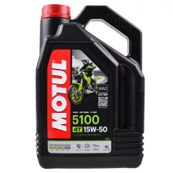 Olaj, MOTUL 5100 ESTER 4T 15W50, 4L