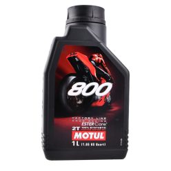   Olaj, MOTUL 800, közúti, RACING, 1L, 2T, 100% szintetikus, ESTER