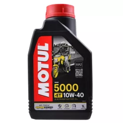 Olaj, MOTUL 5000, félig szintetikus, 4T, 10W40, 1L