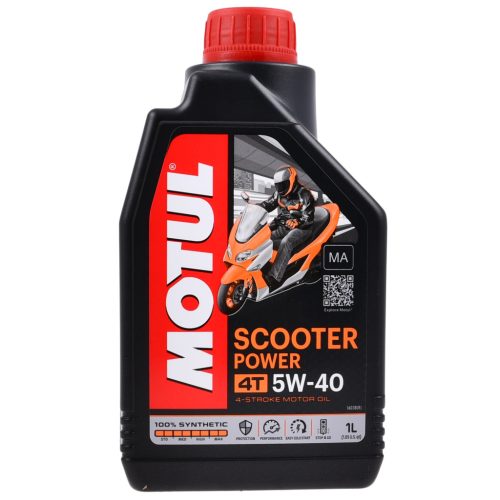 Olaj, MOTUL, SCOOTER POWER, 4T, MA, 5W40, 1L