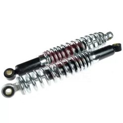   Hátsó lengéscsillapító készlet, állítással, krómozott, fekete, 325mm, WSK