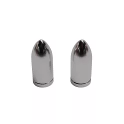 Szelepsapka, REPLAY BULLET, alu, króm, 2db