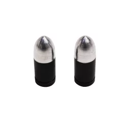 Szelepsapka, REPLAY BULLET, alu, fekete, 2db