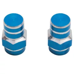 Szelepsapka, REPLAY HEXAGONAL, ALU, kék, 2db