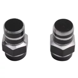 Szelepsapka, REPLAY HEXAGONAL, ALU, fekete, 2db