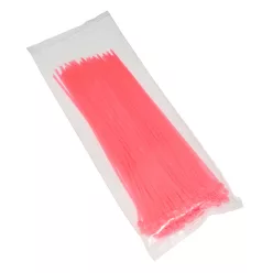  Kábelkötegelő, P2R, nylon, 2,5x200mm, rózsaszín fluo készlet