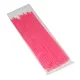 Kábelkötegelő, P2R, nylon, 3,6x250mm, rózsaszín fluo készlet
