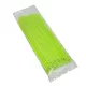 Kábelkötegelő, P2R, nylon, 3,6x250mm, zöld fluo készlet