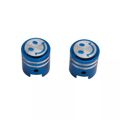 Szelepsapka, REPLAY PISTON, ALU, kék, 2db