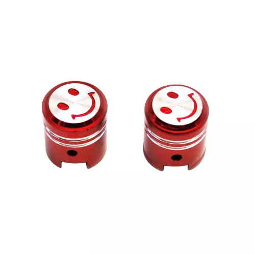 Szelepsapka, REPLAY PISTON, ALU, piros, 2db