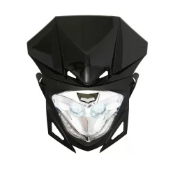 Univerzális idom + LED, REPLAY, fekete, Type 2 készlet