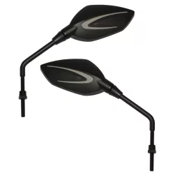 Tükör, Scoot REPLAY, M8, fekete + króm készlet