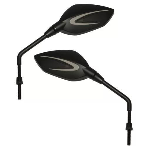 Tükör, Scoot REPLAY, M8, fekete + króm készlet