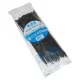 Kábelkötegelő, P2R, nylon, 3,6x250mm, fekete készlet