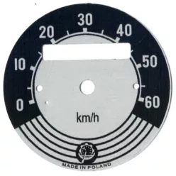   Sebességmérő számlap, ROMET KOMAR 232, 60KM/H, 2. típus PL