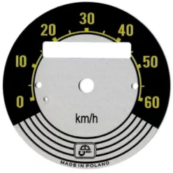 Sebességmérő számlap, ROMET KOMAR 232, 60KM/H PL