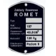 Adattábla, ROMET KOMAR SPORT 2361 PL