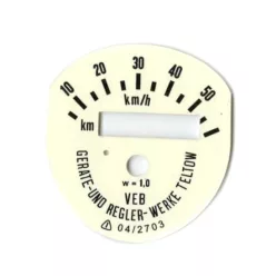 Sebességmérő számlap, SIMSON SR1 SR2, 60KM/H PL