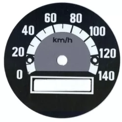 Sebességmérő számlap, WSK, 140KM/H, szürke PL