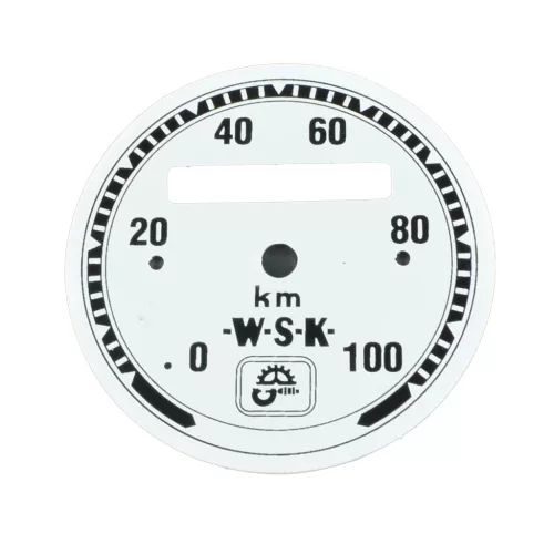 Sebességmérő számlap, WSK PL