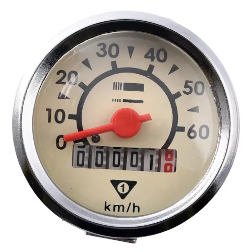 Sebességmérő, Romet Komar, 60km/h, PRL, Delux