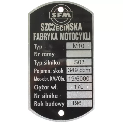 Adattábla, JUNAK M10 PL
