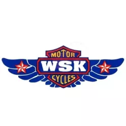 Matrica, motorkerékpár, kék, WS, PL