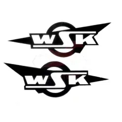   Üzemanyagtartály (tank) matrica, fehér, fekete, WSK, készlet