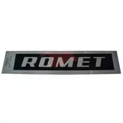 Matrica, króm, fekete, ROMET